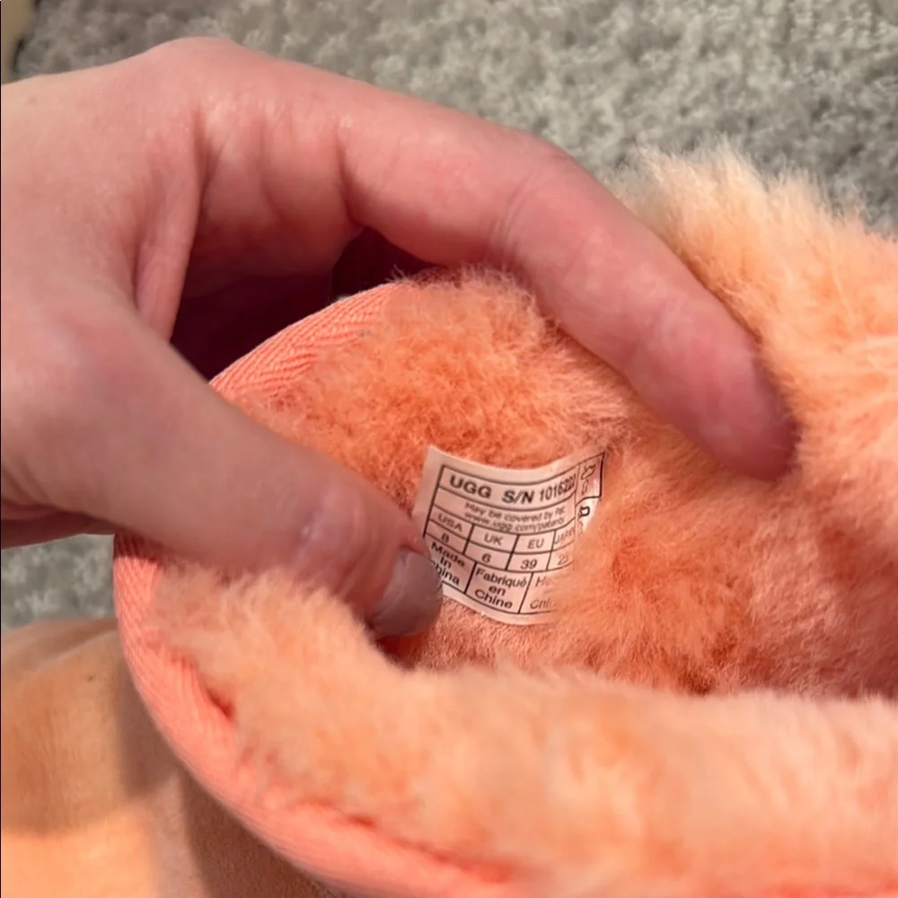 UGG Peach Shearling Boots - Picture 3 of 4